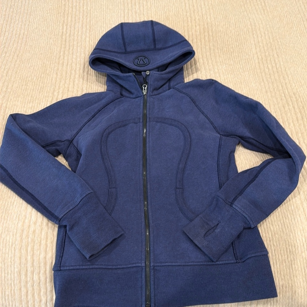 Lululenon Blue Zip Sweatshirt